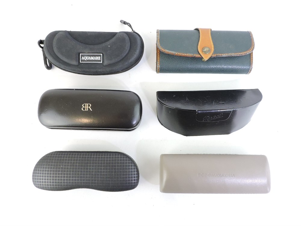 Police Auctions Canada - Lot of (6) Assorted Sunglass/Eyeglass Cases  (252418L)