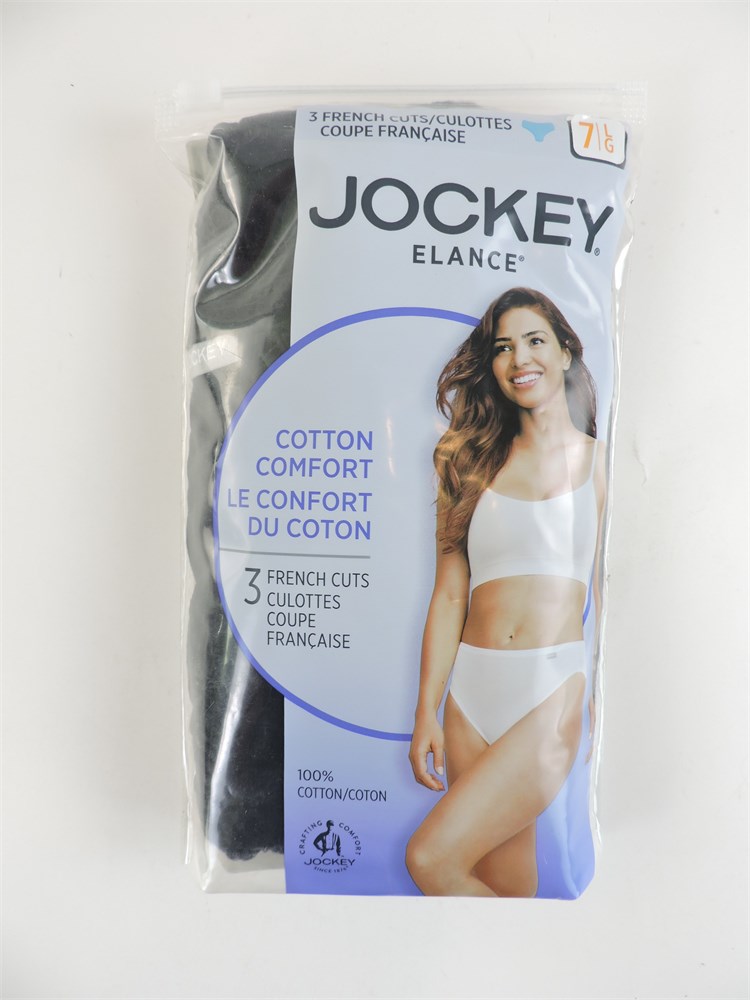 Police Auctions Canada - Women's Jockey 3-Piece French Cut Panties, Size L  (516979L)
