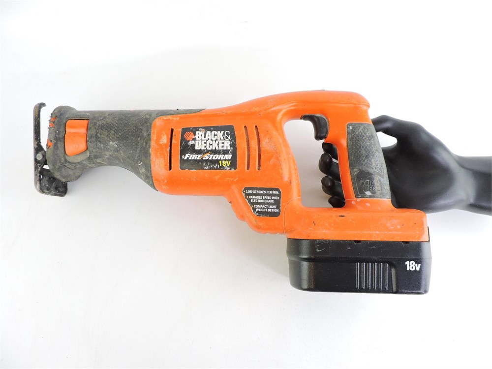 Police Auctions Canada Black Decker 18V Cordless Reciprocating