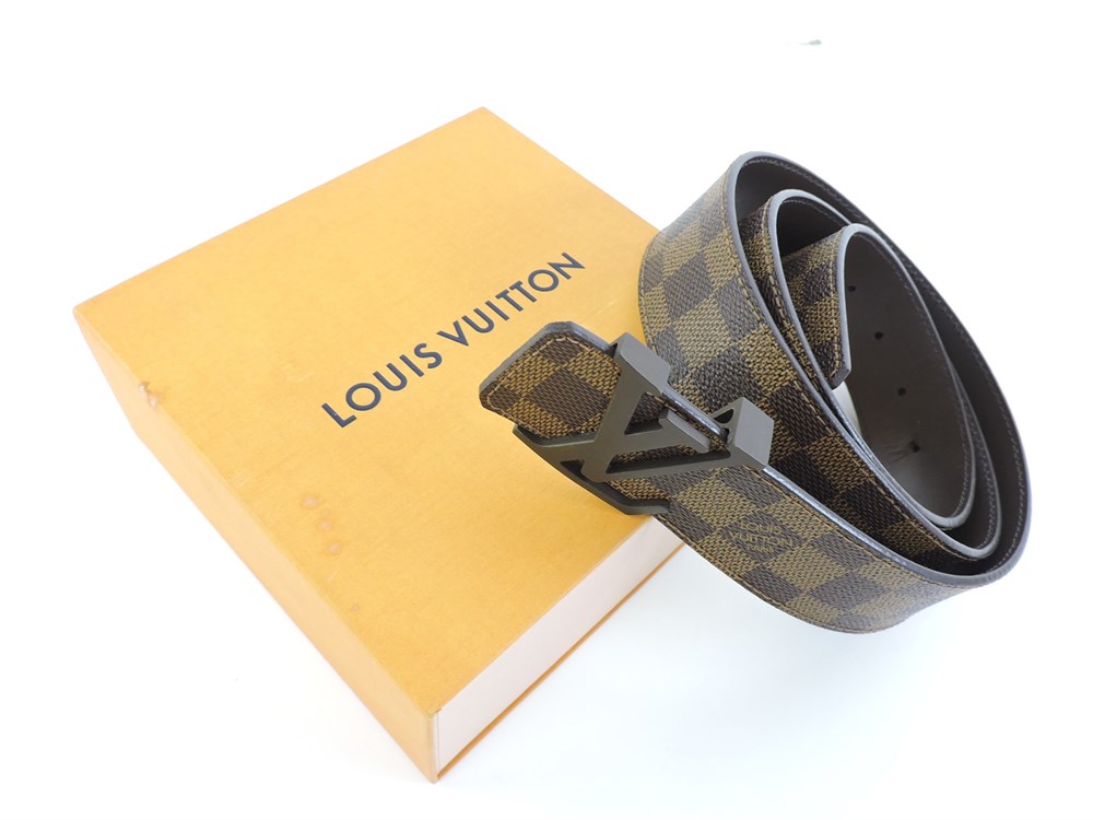 Louis Vuitton Damier Ebene W/ Silver Buckle Belt – Season 2 Consign