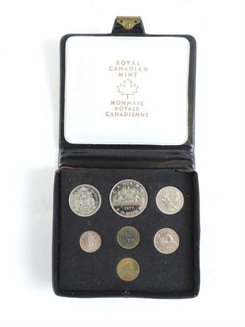 Police Auctions Canada - 1975 Canada Voyageur 7-Piece Coin Set