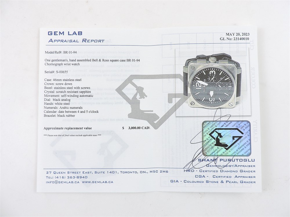 Bell and ross online winding instructions