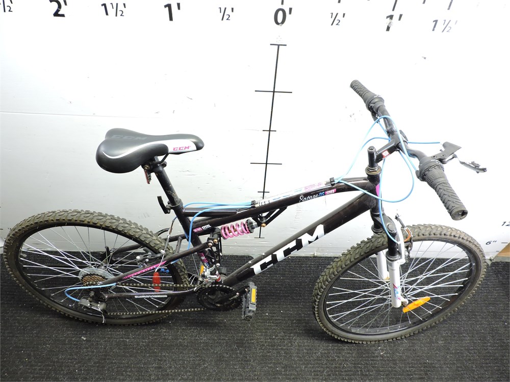 Police Auctions Canada CCM Savage 21 Speed Dual Suspension Bike