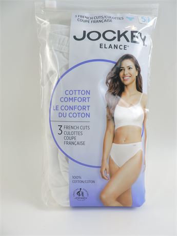 Police Auctions Canada - Women's Jockey Elance French Cut Cotton Panties, 3  Pack - Size 5/S (517360L)