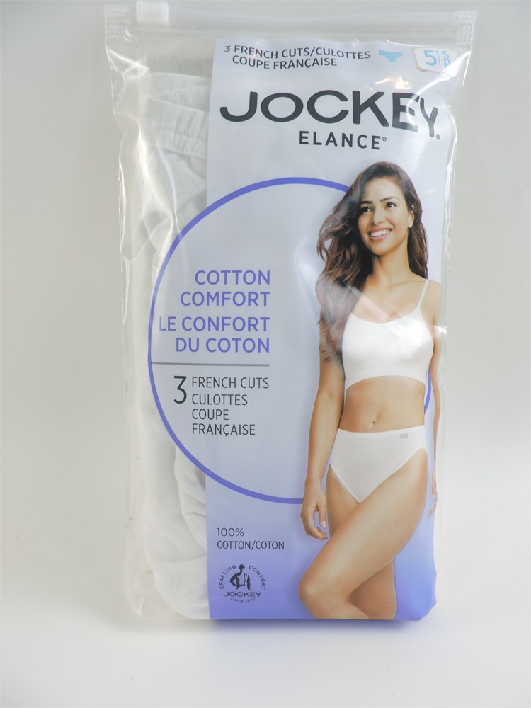 Jockey Womens Elance French Cut 3 Pack Underwear French Cuts 100