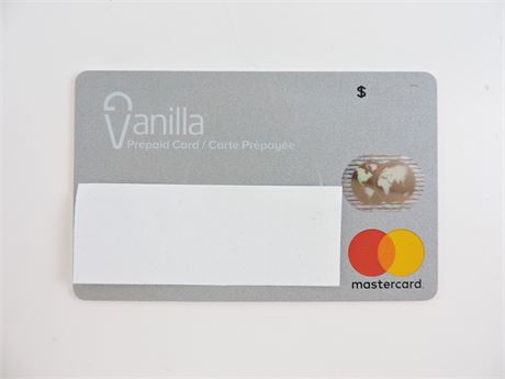 Police Auctions Canada - Vanilla Prepaid Mastercard: $32.53 (259334C)