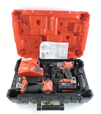 Milwaukee 2997-22 M18 Impact Driver & Hammer Drill/Driver Kit w/ Case (287280A)