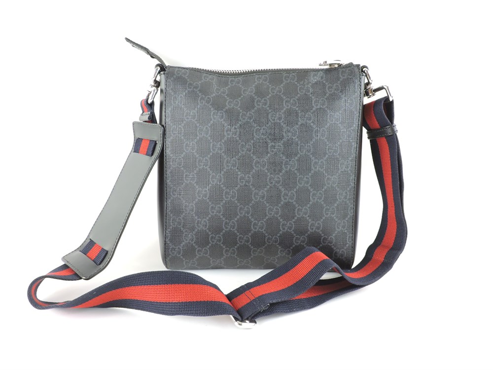 Police Auctions Canada - GUCCI GG Embossed Guccissima Leather Crossbody Bag  (514835L)