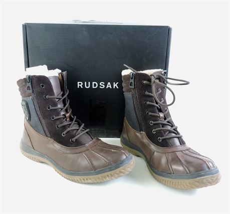 Men's Rudsak Lambert Leather Winter Boots - Size 43 (287564L)