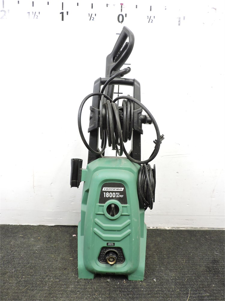 Certified electric deals pressure washer