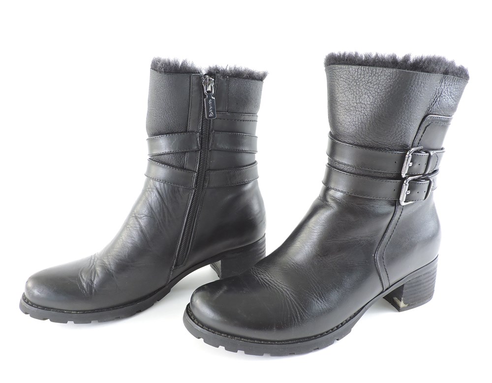 Blondo fabiana leather booties sale