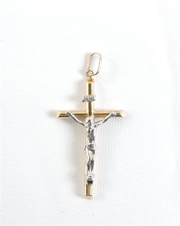 White gold cross pendant on sale canada