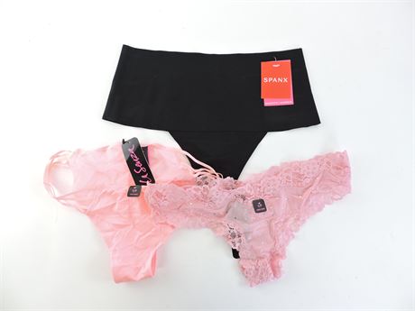 Police Auctions Canada - (3) Pairs of Women's La Senza & Spanx Panties -  Size S (243794L)