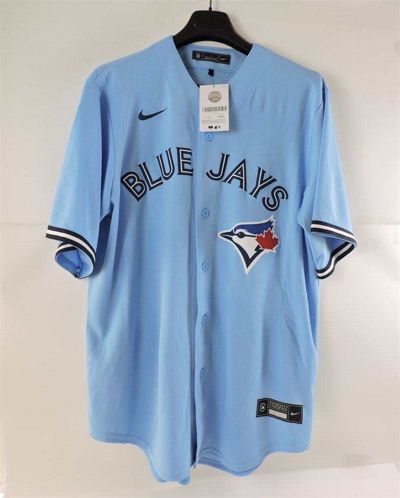 Police Auctions Canada - Men's Nike Toronto Blue Jays Replica Team Jersey -  Size L (516215L)