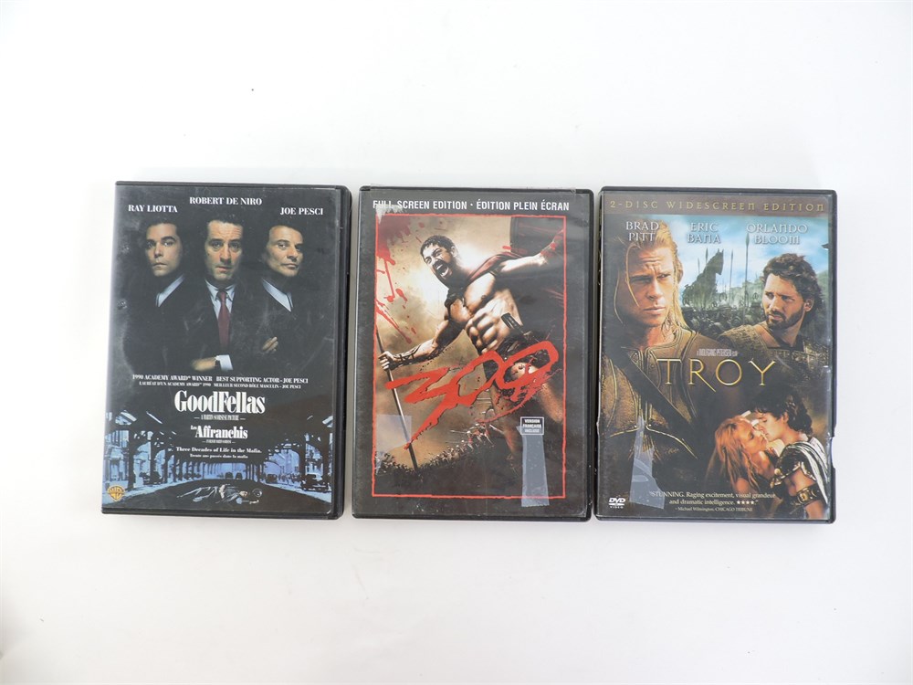 Police Auctions Canada - Assorted Movie DVDs, Book and Power Bank