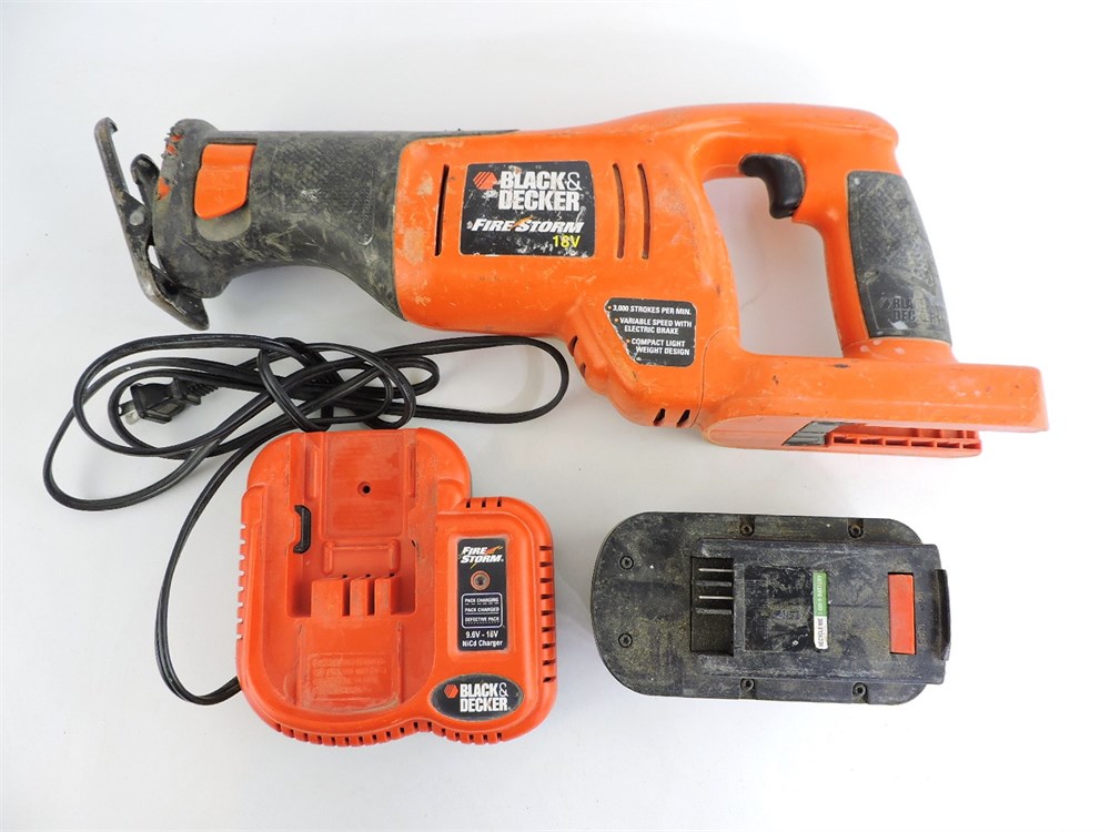 Police Auctions Canada Black Decker 18V Cordless Reciprocating