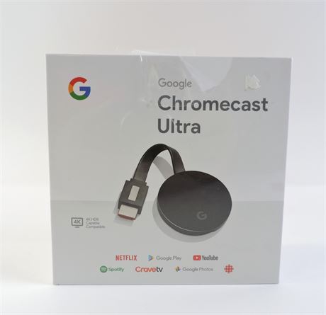 Police Auctions Canada - (New) Google Chromecast NC2-6A5-D Streaming Device  (296935B)