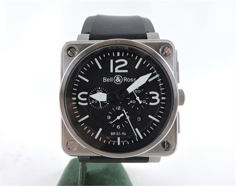 Police Auctions Canada Men s Bell Ross BR 01 94 Chronograph