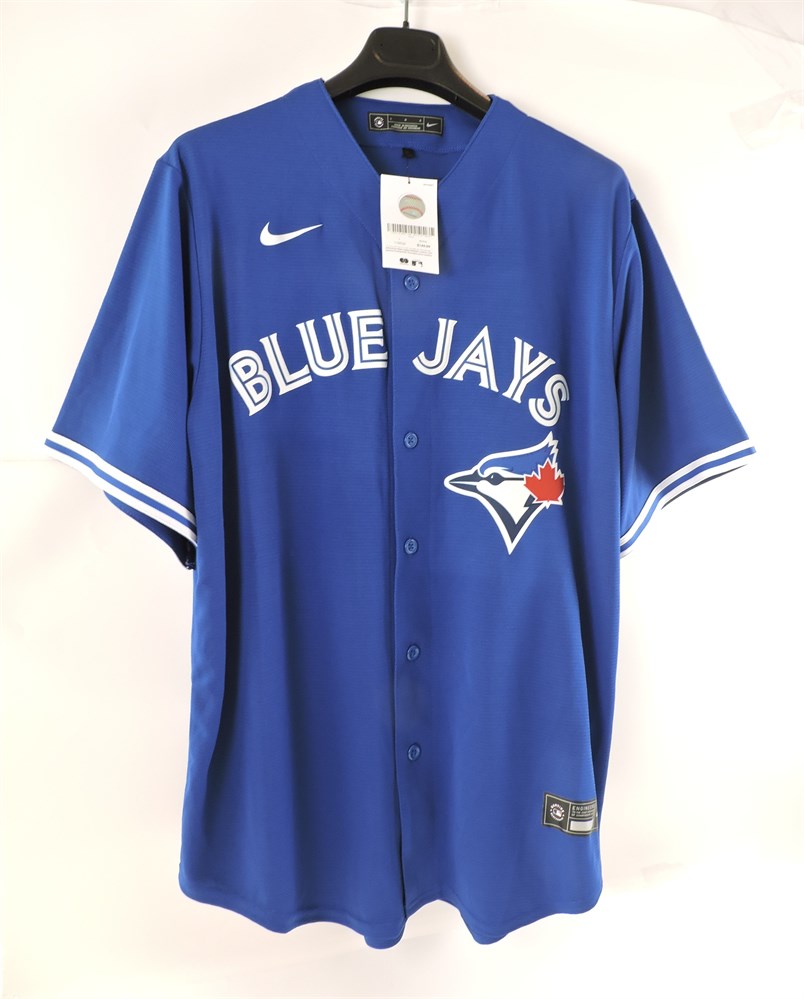 Police Auctions Canada - Men's Nike Toronto Blue Jays Replica Team Jersey -  Size L (516216L)