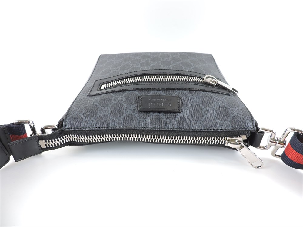 Police Auctions Canada - GUCCI GG Embossed Guccissima Leather Crossbody Bag  (514835L)
