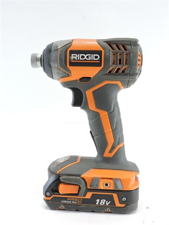 Police Auctions Canada Ridgid R86034 Cordless 18V Impact Driver