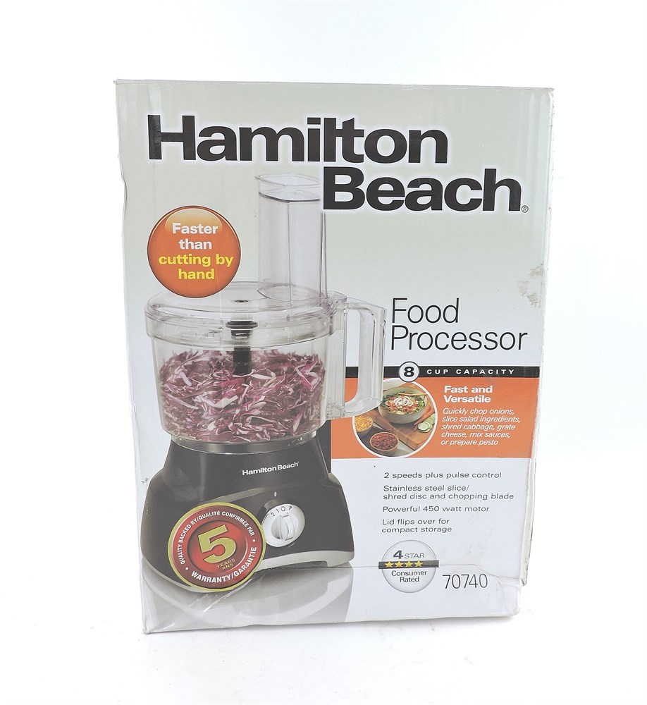 Police Auctions Canada - Hamilton Beach 70740 450W 8-Cup Food Processor  (New) (272813H)