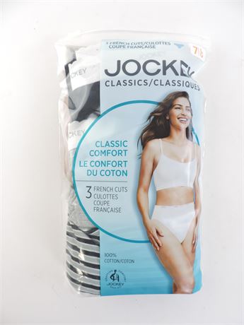 Jockey Womens Plus Size Classic French Cut 3 Pack Underwear Cuts
