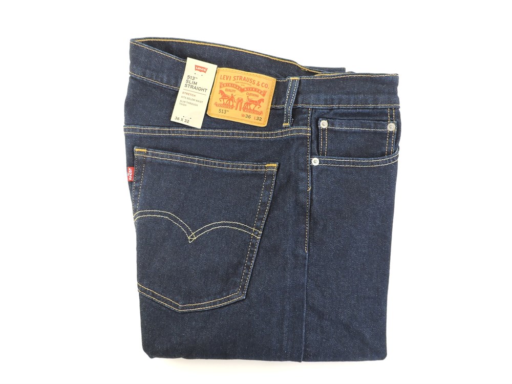 Police Auctions Canada - Men's Levi's 513 Slim Straight Stretch Jeans -  Size 36x32 (239659L)