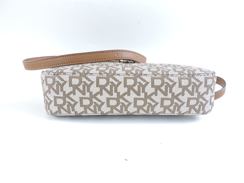 Police Auctions Canada - DKNY Signature Monogram Canvas Crossbody