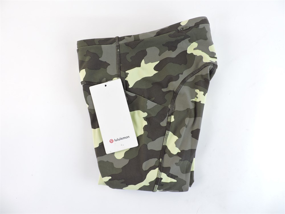 Police Auctions Canada - Women's Lululemon Camo Swift Speed HR Tights -  Size 2 (517791L)