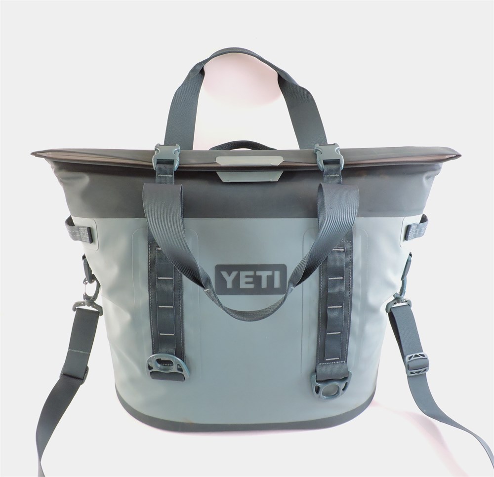 YETI Hopper M30 Soft Cooler Large Tote Bag Charcoal Gray w/Shoulder Strap