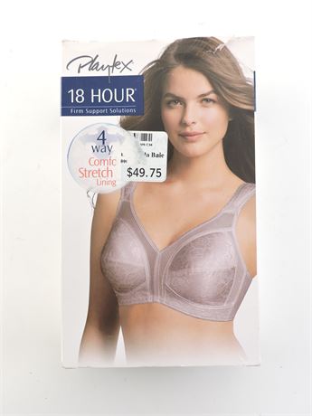 NWOT Playtex 18 Hour Comfort Strap Front Close Bra. Size 42B