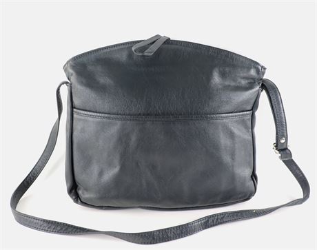 Crossbody Leather-Look Top Zip Bag Purse (257764L)