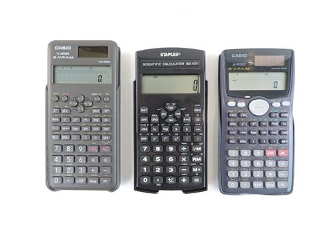 Police Auctions Canada Three Calculators With Covers 274991B