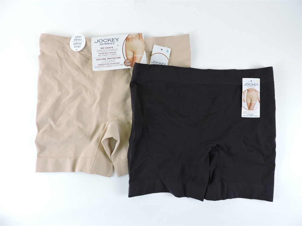 Police Auctions Canada - (2) Women's Jockey Shimmies Slipshort Underwear,  Sizes M & XL (514080L)