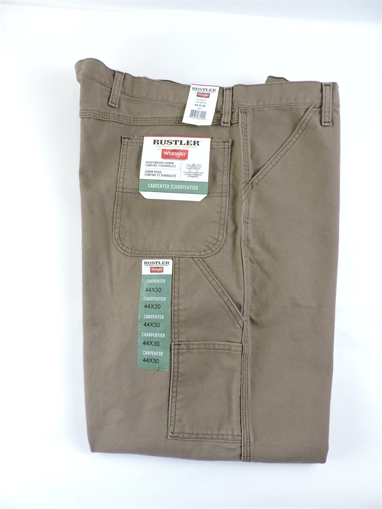 Police Auctions Canada - Men's Wrangler Rustler Carpenter Jeans, Size 44 x  30 (511905L)