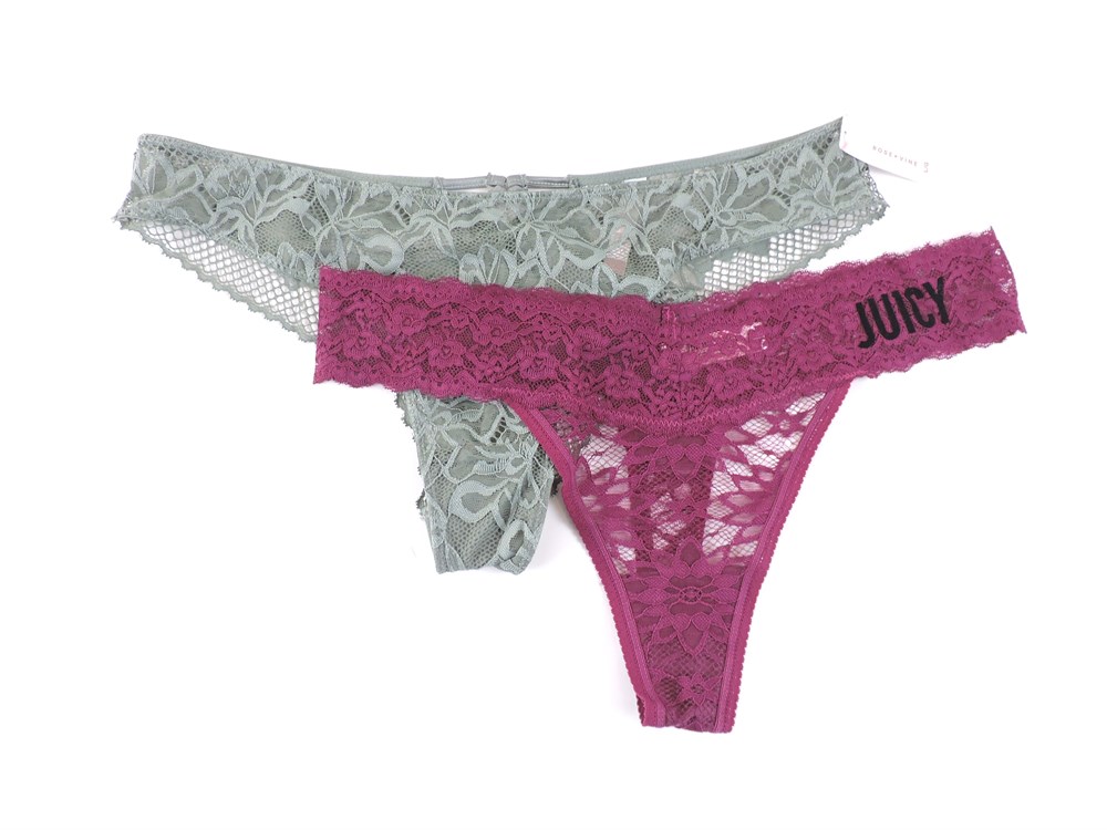 Police Auctions Canada - (2) Women's Assorted Lace Panties: Juicy