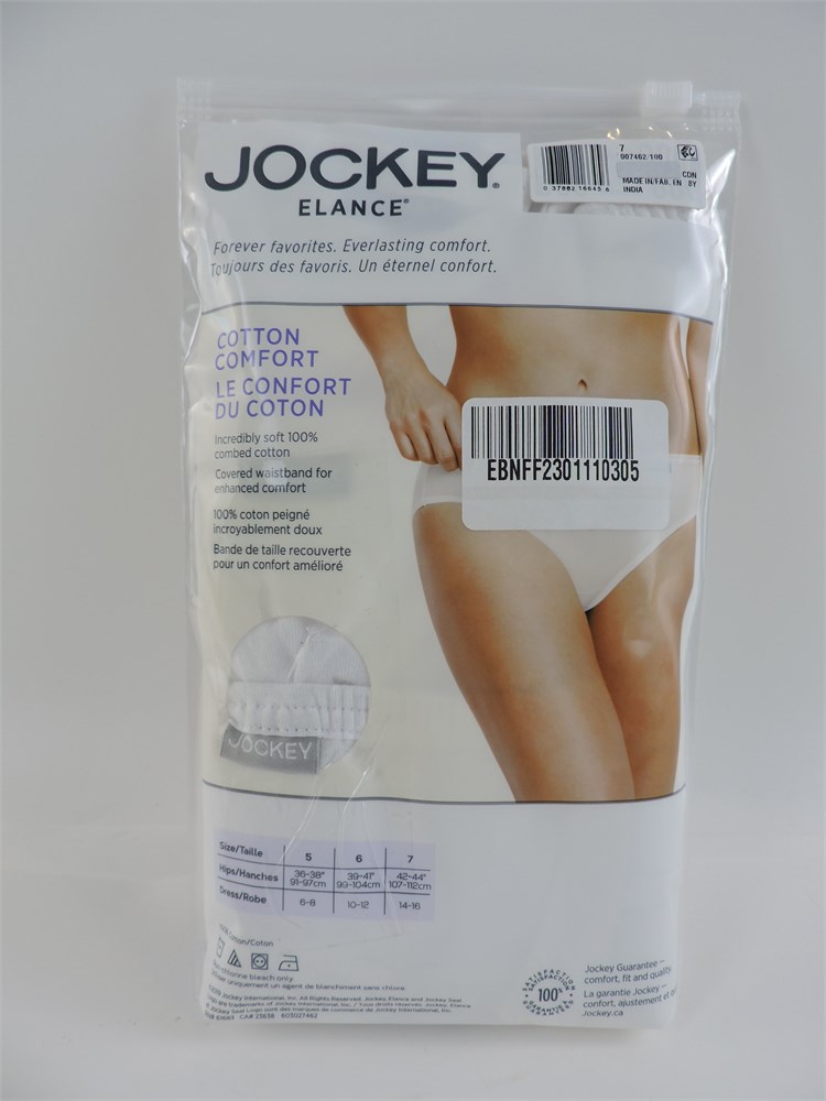 Police Auctions Canada - (2) Women's Jockey No Panty Line Promise Bikini  Panties - Size 6/M (520178L)