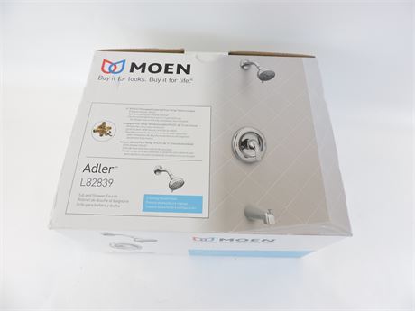 Police Auctions Canada - Moen Adler L82839 Tub and Shower Faucet Set ...