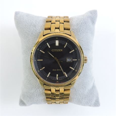 Citizen Eco-Drive Gold Toned Wrist Watch (521334F)