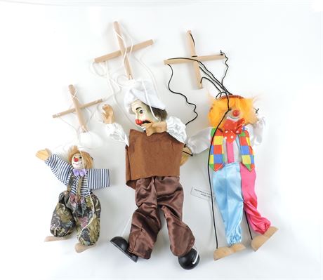 Collection 3 marionnettes
