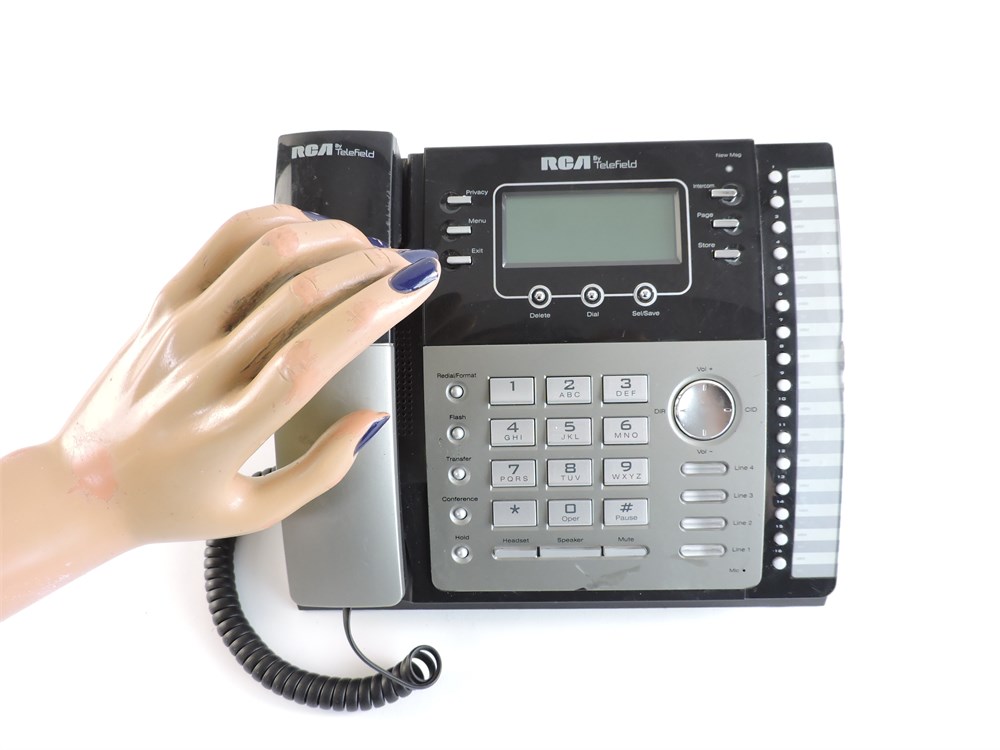 New RCA ViSYS 25424RE1 4-Line Phone offers System business expandable speakerphone