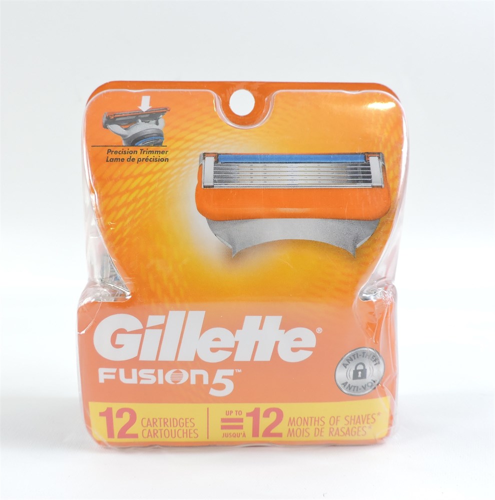 Gillette Fusion5 Cartridges - 12 cartridges