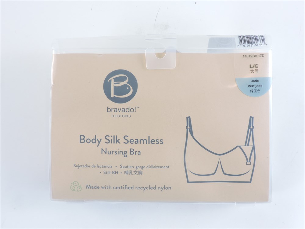 NWT Bravado Designs Body Silk Wire free Seamless Nursing Bra Size
