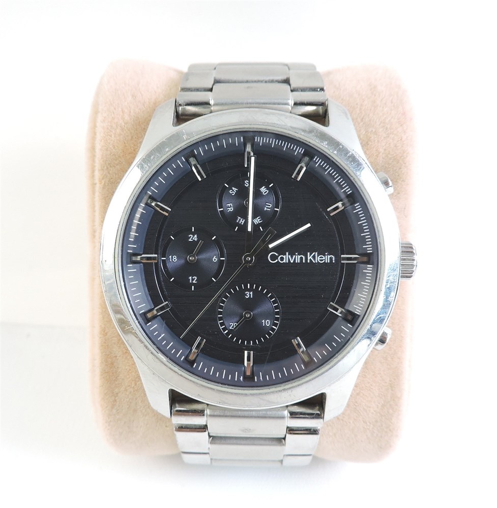Police Auctions Canada - Men's Calvin Klein 5008.8415 Stainless 