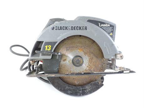 Black & Decker 7-1/4 Laser Circ Saw 