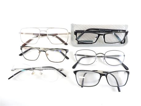 Lot of (6) Assorted Pairs of Prescription Eyeglasses (247189L )