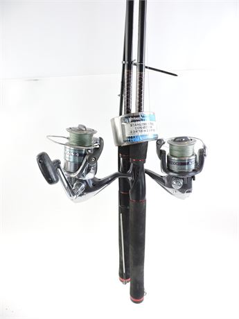 Police Auctions Canada - Lot of (2) Shakespeare Ugly Stix GX2 Fishing Rods/Shimano  Sienna Reels (282131H)