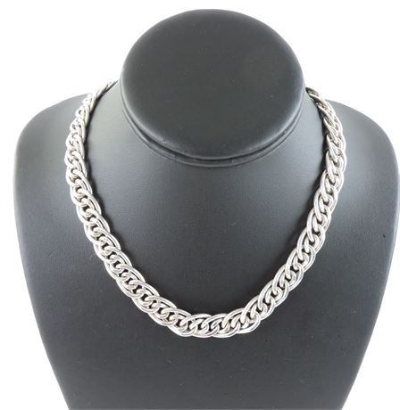 925 Italian Silver 16.5" Choker Chain Necklace (513165F)