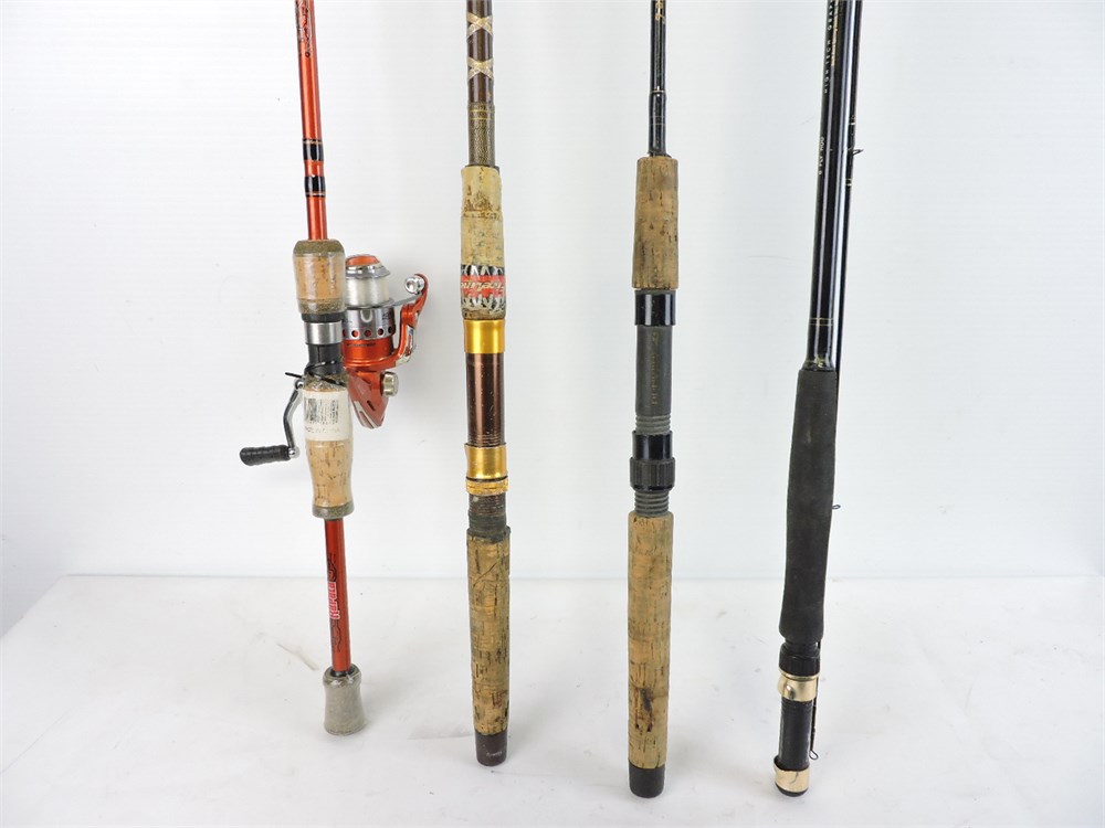Police Auctions Canada - Lot of (4) Fishing Rods and (1) Reel: Sync/Black  Beauty/Fire Line (278783H)